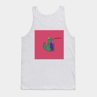 Dino gonna skateboarding Tank Top